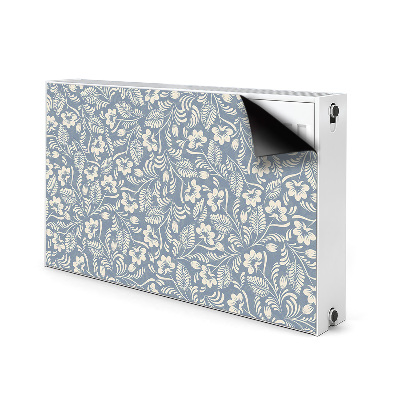 Magnetic radiator cover Blue ornament