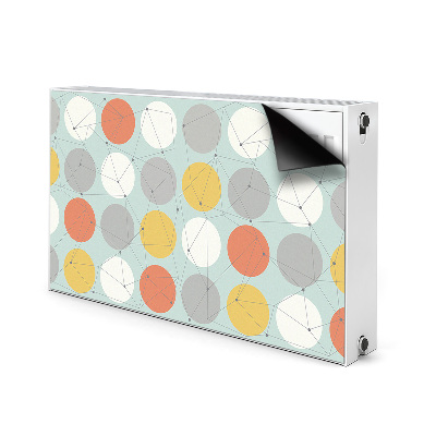 Magnetic radiator mat Geometric pattern