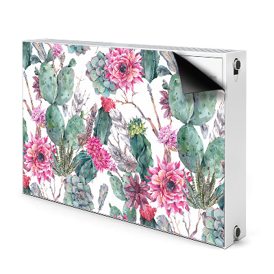 Decorative radiator cover Succulents