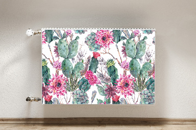 Decorative radiator cover Succulents