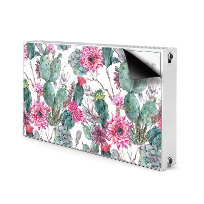 Decorative radiator cover Succulents