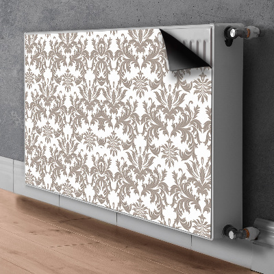 Radiator cover Baroque pattern