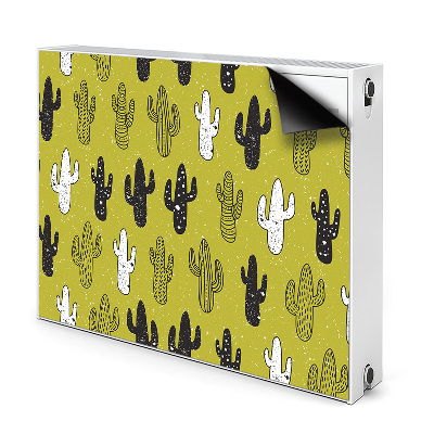 Decorative radiator cover Cacti