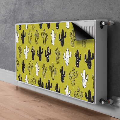 Decorative radiator cover Cacti