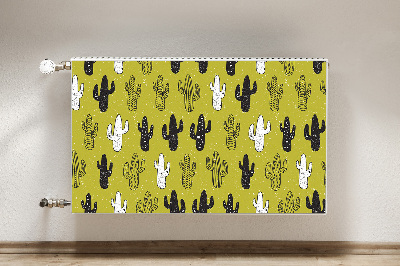 Decorative radiator cover Cacti