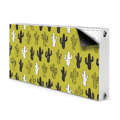 Decorative radiator cover Cacti