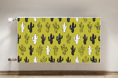 Decorative radiator cover Cacti