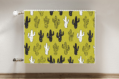 Decorative radiator cover Cacti