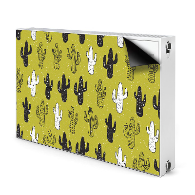 Decorative radiator cover Cacti