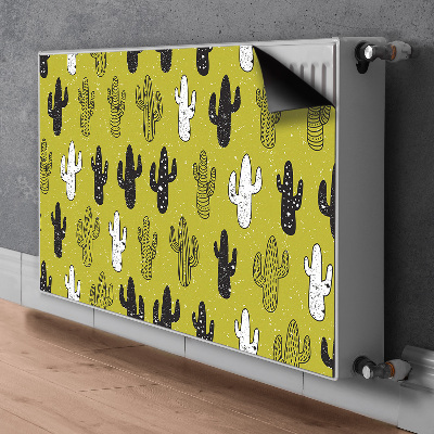 Decorative radiator cover Cacti