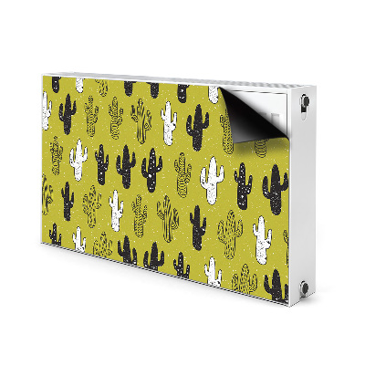 Decorative radiator cover Cacti