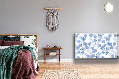 Magnetic radiator mat Branches with leaves