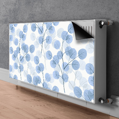 Magnetic radiator mat Branches with leaves