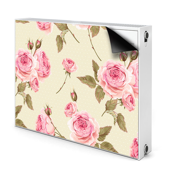 Magnetic radiator mat English roses