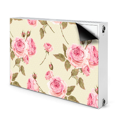 Magnetic radiator mat English roses