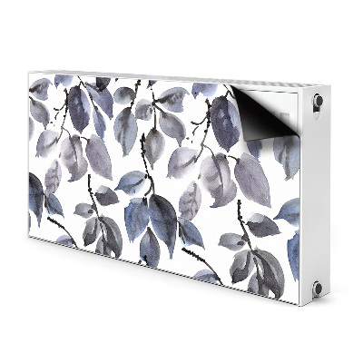 Decorative radiator cover Gray branches