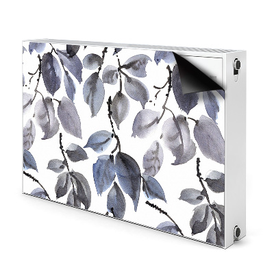 Decorative radiator cover Gray branches