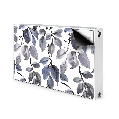 Decorative radiator cover Gray branches