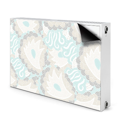 Printed radiator mat Pastel flowers