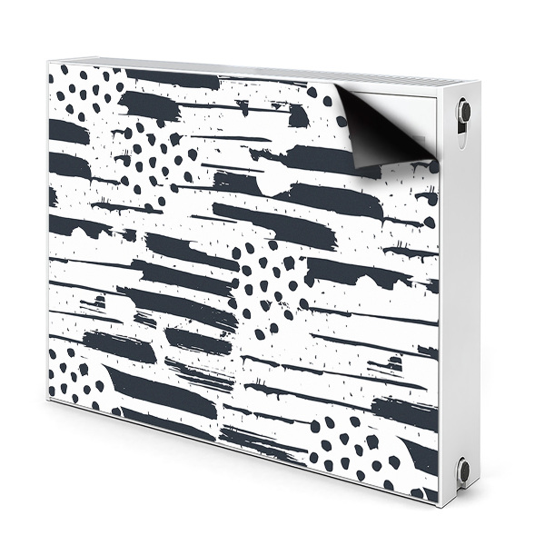 Magnetic radiator cover Abstract painting