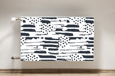 Magnetic radiator cover Abstract painting