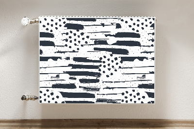 Magnetic radiator cover Abstract painting