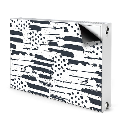 Magnetic radiator cover Abstract painting