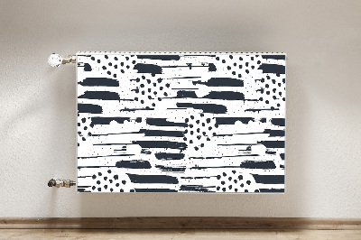 Magnetic radiator cover Abstract painting