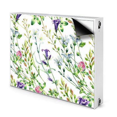 Decorative radiator mat Field flowers