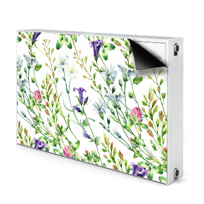 Decorative radiator mat Field flowers