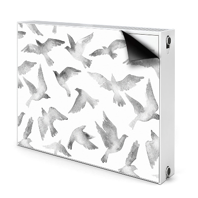 Printed radiator mat Flying bird