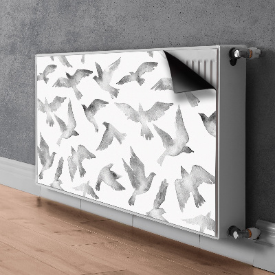 Printed radiator mat Flying bird