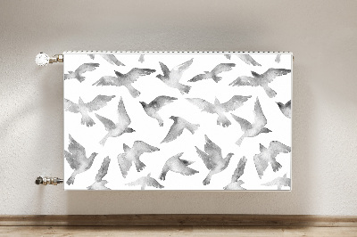 Printed radiator mat Flying bird