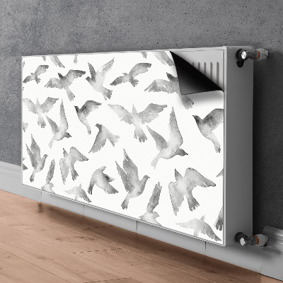 Printed radiator mat Flying bird