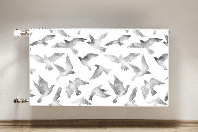 Printed radiator mat Flying bird