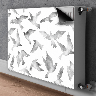 Printed radiator mat Flying bird