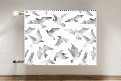 Printed radiator mat Flying bird