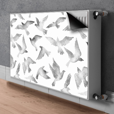 Printed radiator mat Flying bird