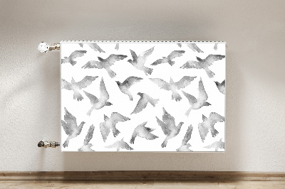 Printed radiator mat Flying bird