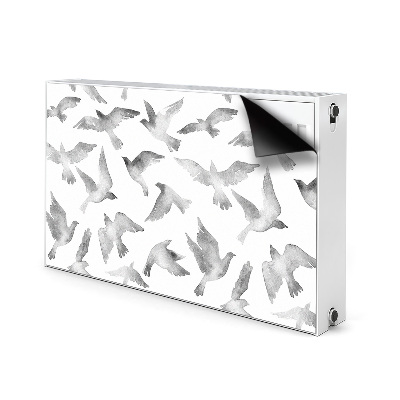 Printed radiator mat Flying bird