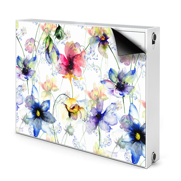 Decorative radiator mat Field flowers