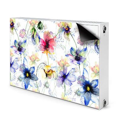 Decorative radiator mat Field flowers