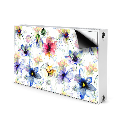 Decorative radiator mat Field flowers