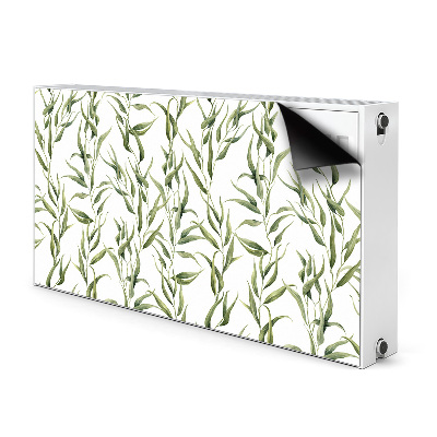 Printed radiator mat Eucalyptus leaves