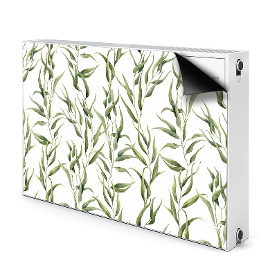 Printed radiator mat Eucalyptus leaves