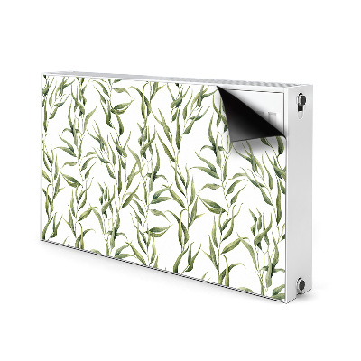 Printed radiator mat Eucalyptus leaves