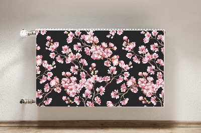 Printed radiator mat Cherry blossoms