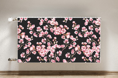 Printed radiator mat Cherry blossoms