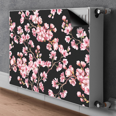 Printed radiator mat Cherry blossoms