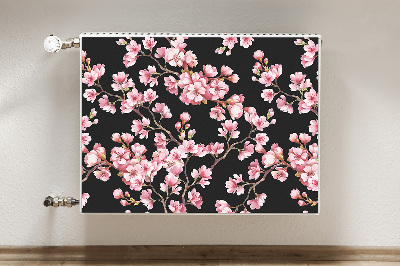 Printed radiator mat Cherry blossoms